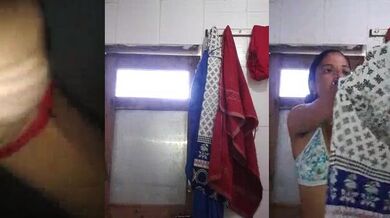 Desi Aurat Bathroom Nude MMS Clip